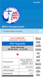 Mobile Screenshot of msv-hockenheim.de