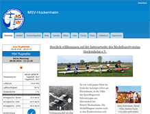 Tablet Screenshot of msv-hockenheim.de